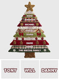 Merry Christmas - Personalized Family Non-Slip Tufted Rug