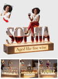 Cocktail Lovers - Personalized Cocktail Shaped Led Night Light
