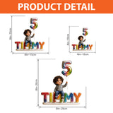 Birth Day Gift For Kids - Personalized Birthday Custom Shaped Acrylic Plaque