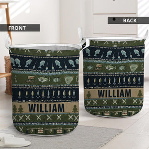 Hooked on Fishing - Personalized Fishing Storage Basket