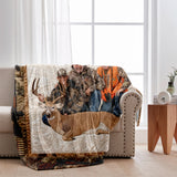 Love Hunting - Personalized Hunting Blanket