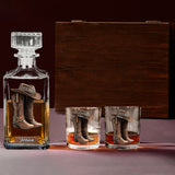 Western Spirit - Personalized Cowgirl Whiskey Decanter Set