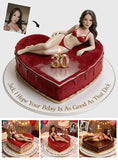 Birthday Cake - Personalized Spicy Couple Custom Shaped Acrylic Plaque