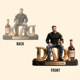 Custom Any Photo, Best Gift For Dad & Grandpa - Personalized Father Custom Shaped Acrylic Plaque