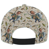 Women Want Me Fish Fear Me Funny Caricature - Personalized Fishing Extra Long Bill Hat