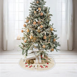 First Christmas As A Family Of - Personalized Family Tree Skirt