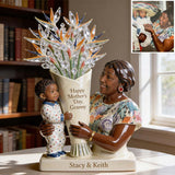 Grandma's Bouquet - Personalized Grandma Custom Shaped Acrylic Plaque