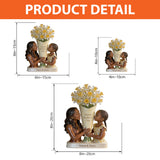 Grandma's Bouquet - Personalized Grandma Custom Shaped Acrylic Plaque