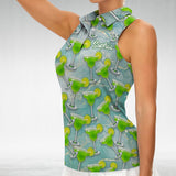 Margarita Mulligans - Personalized Golf Sleeveless Polo Shirt
