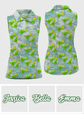 Margarita Mulligans - Personalized Golf Sleeveless Polo Shirt