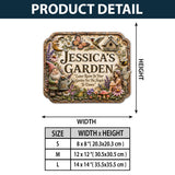 Leave Room In Your Garden For The Angles To Dance - Personalized Gardening 3D Printed Cut Metal Sign