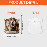 Growing Old Together - Personalized Couple Premium 3D Ornament