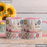 Peace Love Yoga - Personalized Yoga Accent Mug & Coaster