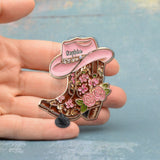 Cowgirl Boots - Personalized Cowgirl Pin