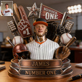 Custom Any Photo Love Baseball - Personalized Baseball Custom Shaped Acrylic Plaque