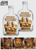 Custom Gift For Brother And Sister From Any Photo - Personalized Sibling Liquor Bottle