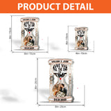 Till The End Of Time - Personalized Husband And Wife Custom Shaped Acrylic Plaque