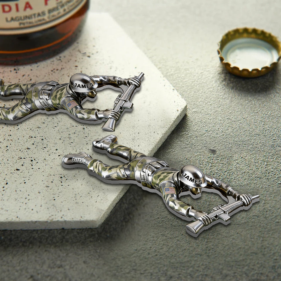 Beer Time - Personalized Veteran Bottle Opener