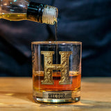 Initial Custom Drink Set For All Family - Personalized Family Whiskey Decanter Set