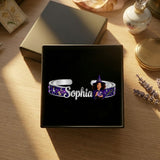Witch Name Bracelet Magical Girl - Personalized Witch Shaped Cuff Bracelet