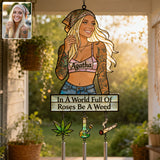 420 - Personalized Weed Wind Chime With Charm