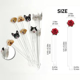 Love Gardening - Personalized Gardening Set Accent Mug with Acrylic Stirrers
