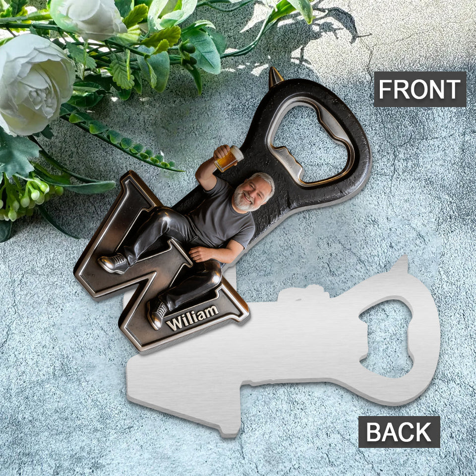 Cheers With Me - Personalized Beer Bottle Opener