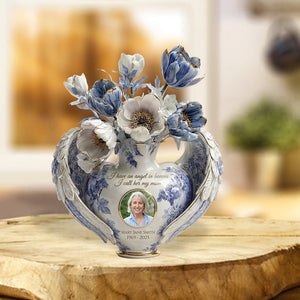 Toile de Jouy Floral - Plaque commémorative personnalisée en acrylique de forme sur mesure