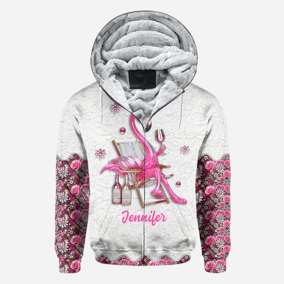 Be a Flamingo In a Flock of Pigeons - Personalized Flamingo All Over Shirt
