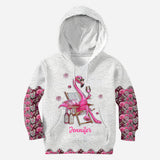 Be a Flamingo In a Flock of Pigeons - Personalized Flamingo All Over Shirt