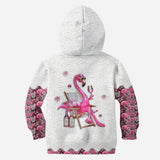 Be a Flamingo In a Flock of Pigeons - Personalized Flamingo All Over Shirt