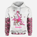 Be a Flamingo In a Flock of Pigeons - Personalized Flamingo All Over Shirt