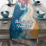 Pearls & Waves - Personalized Sea Lover Table Runner