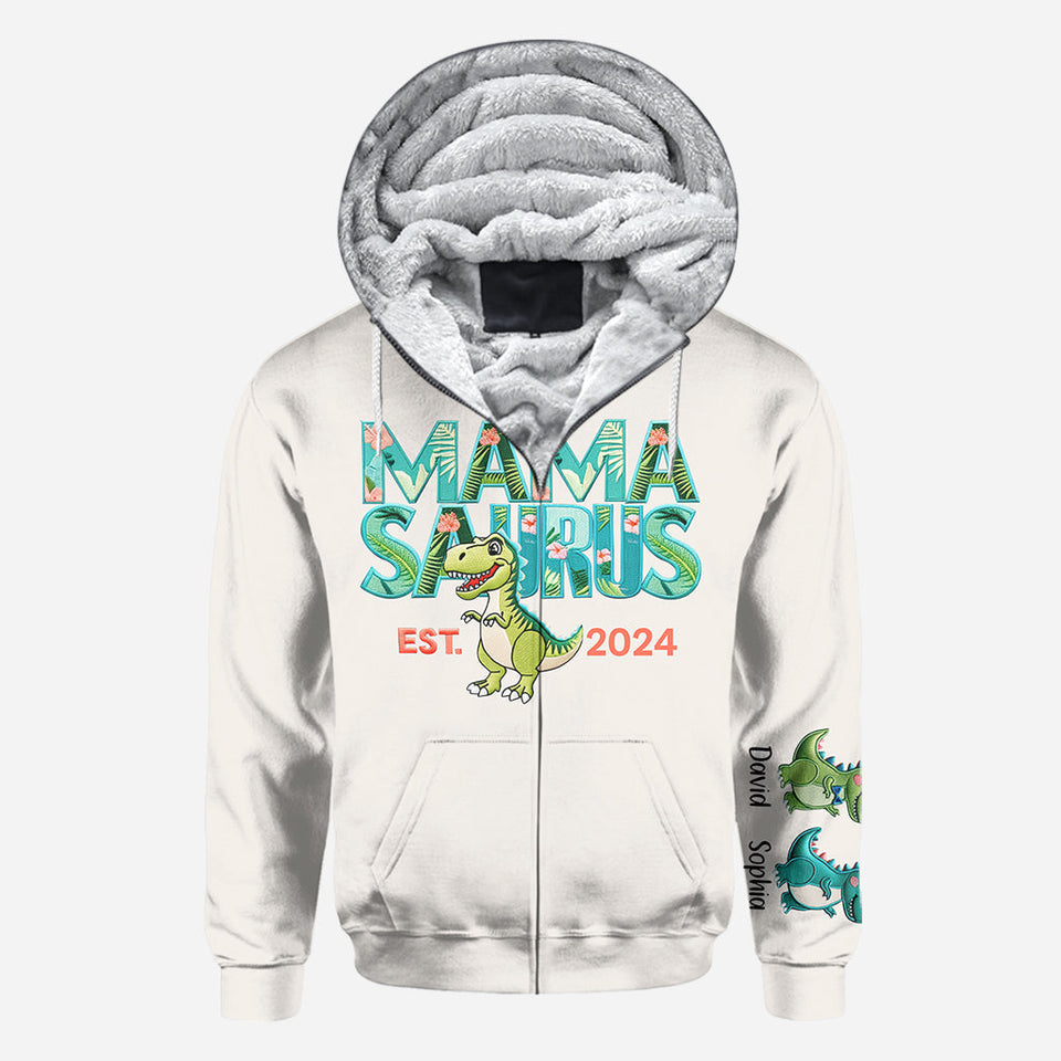 Mamasaurus - Personalized Mother All Over Shirt