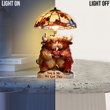 You & Me We Got This - Personalized Highland Cow Acrylic LED Night Light