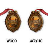 Elegant Family, Couple Portrait Ornament - Personalized Couple Ornament