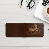 Dad Financial Burden - Personalized Father Leather Wallet