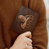 Dad Financial Burden - Personalized Father Leather Wallet