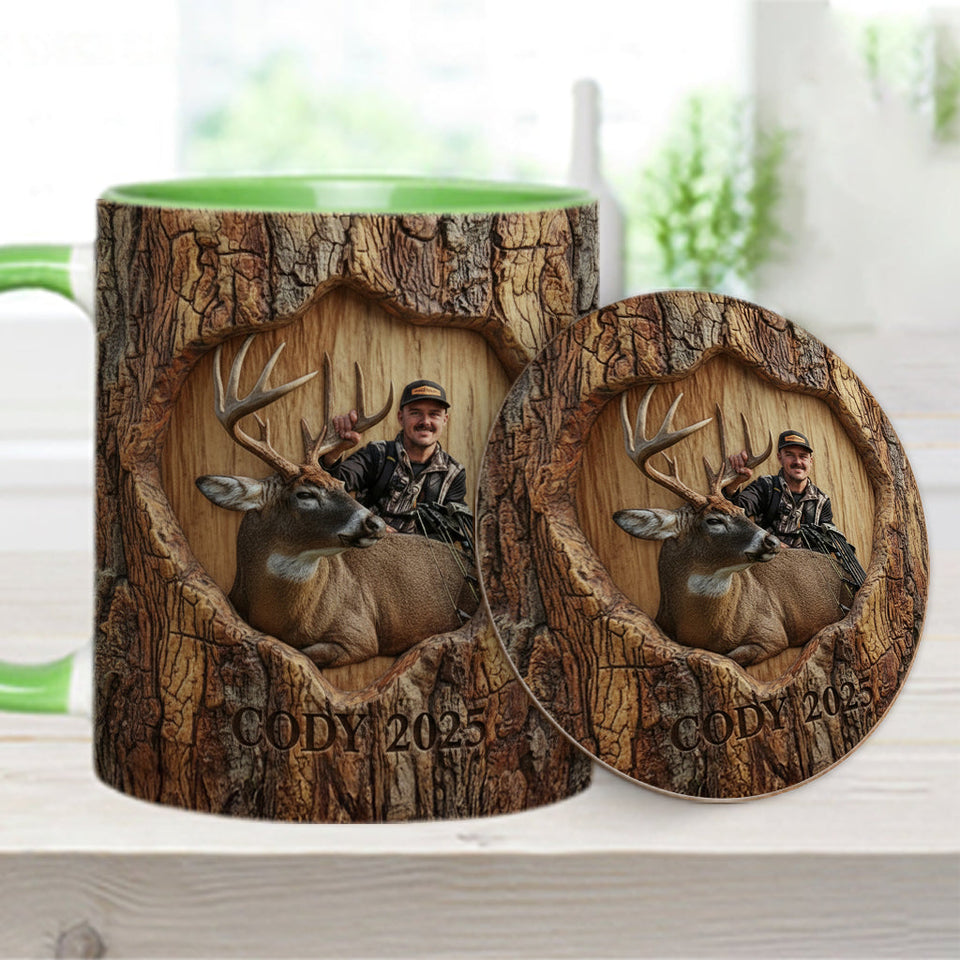 (Test AI) Hunting Accent Mug & Coaster