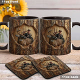(Test AI) Hunting Accent Mug & Coaster
