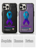 Vous comptez - Étui portefeuille personnalisé pour téléphone portable, conçu pour la prévention du suicide