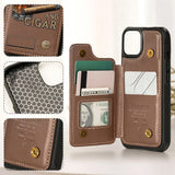 Whiskey And Cigar - Personalized Whisky Wallet Phone Case