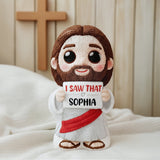 I Saw That - Personalized Christian Shaped Pillow