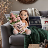 Funny Weed - Personalized Weed Faux Fur Shaped Pillow