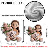 Funny Weed - Personalized Weed Faux Fur Shaped Pillow