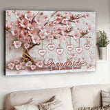 Grandkids Make Life More Grand - Personalized Grandma Canvas And Poster