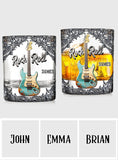 Rock & Roll - Personalized Guitar Whiskey Glass