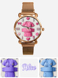 Nursing Is A Work Of Heart - Personalized Nurse Women Hand Watch