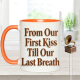 Custom From Any Photo - Personalized Couple Set Accent Mug with Acrylic Stirrers