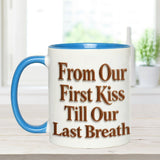 Custom From Any Photo - Personalized Couple Set Accent Mug with Acrylic Stirrers